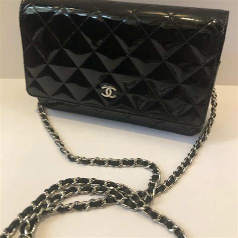 chanel woc patent|Chanel woc wallet.